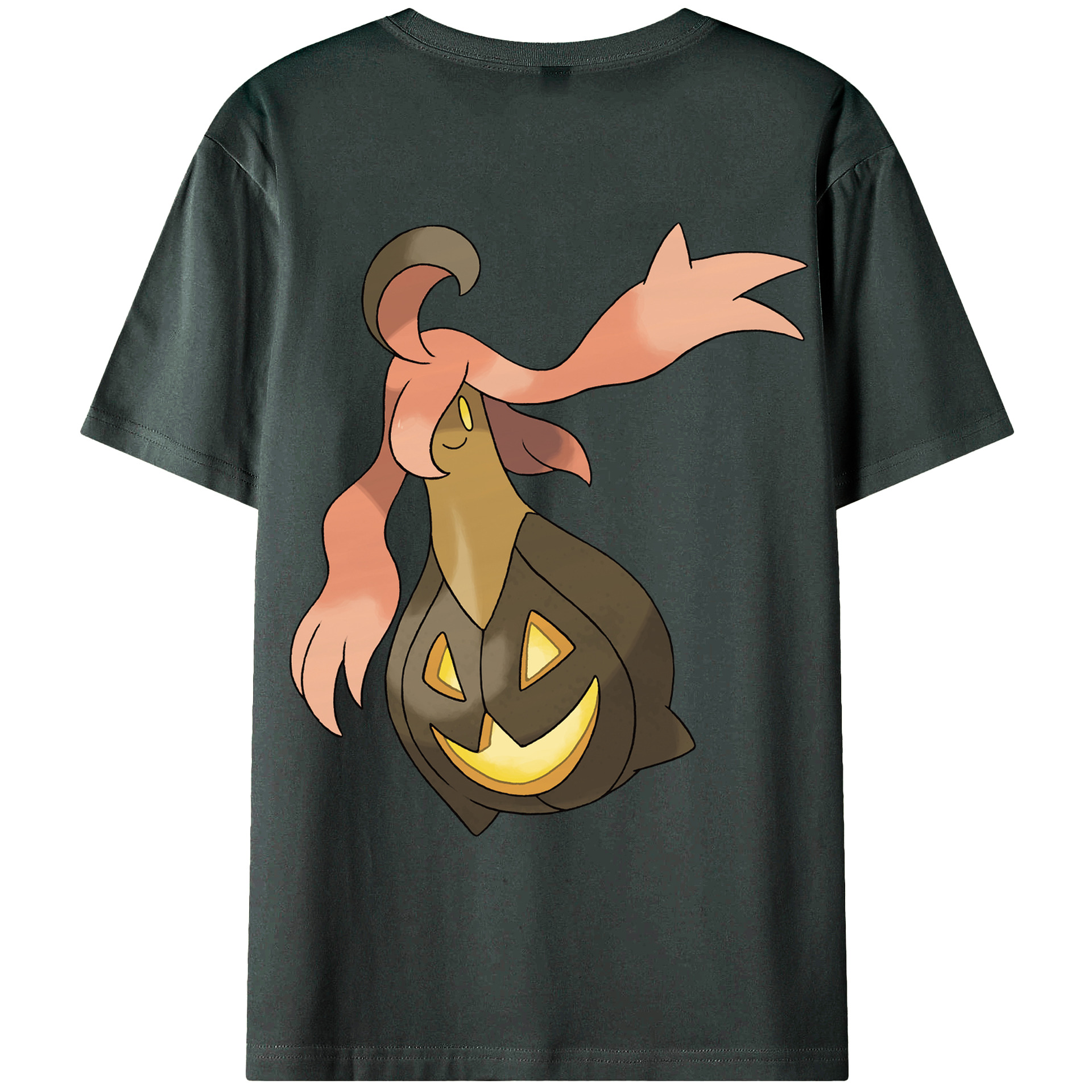 （画像用） ポケットモンスター Pokémon 綿100％ メンズ半袖Tシャツ（バックプリント） 通気性